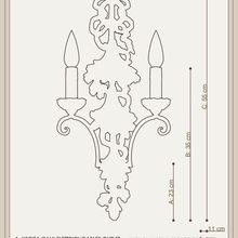 Applique - Tuscan Style Wall Sconce - Late 18th Century Style gallery detail image
