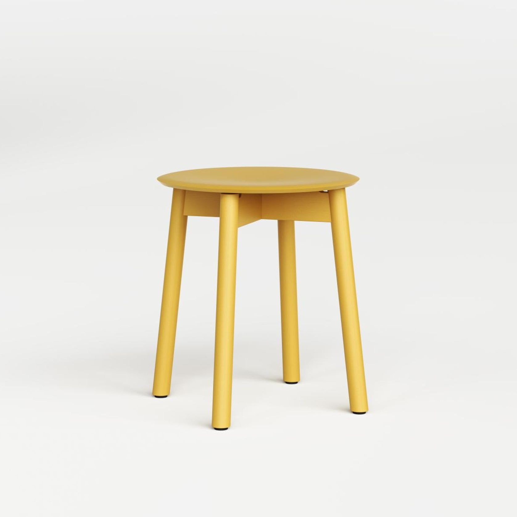 SSD Stool 45cm - Full Oak Wood gallery detail image