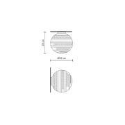 Braille Ceiling/Wall Light gallery detail image