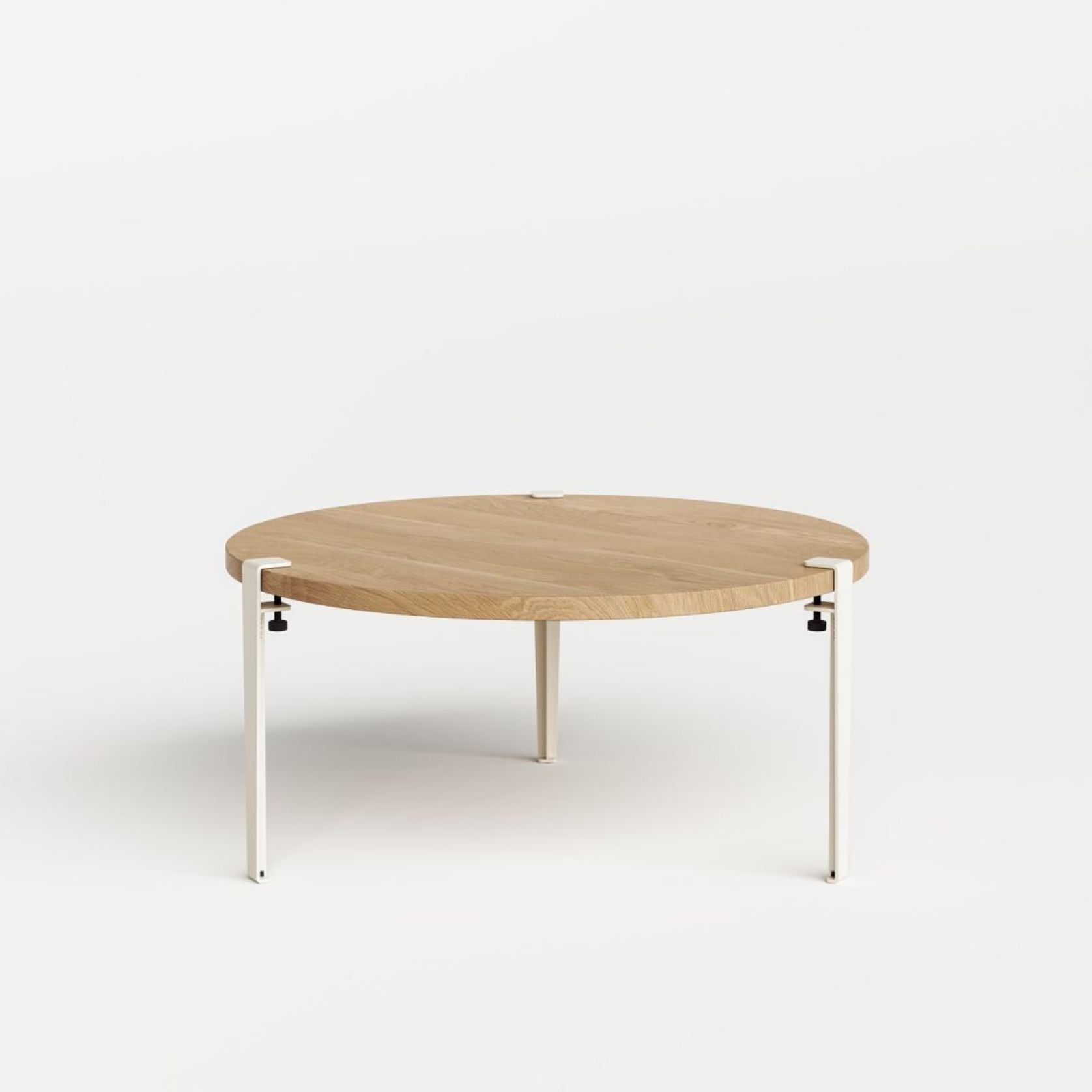 Tiptoe Round Coffee Table - Solid Oak gallery detail image
