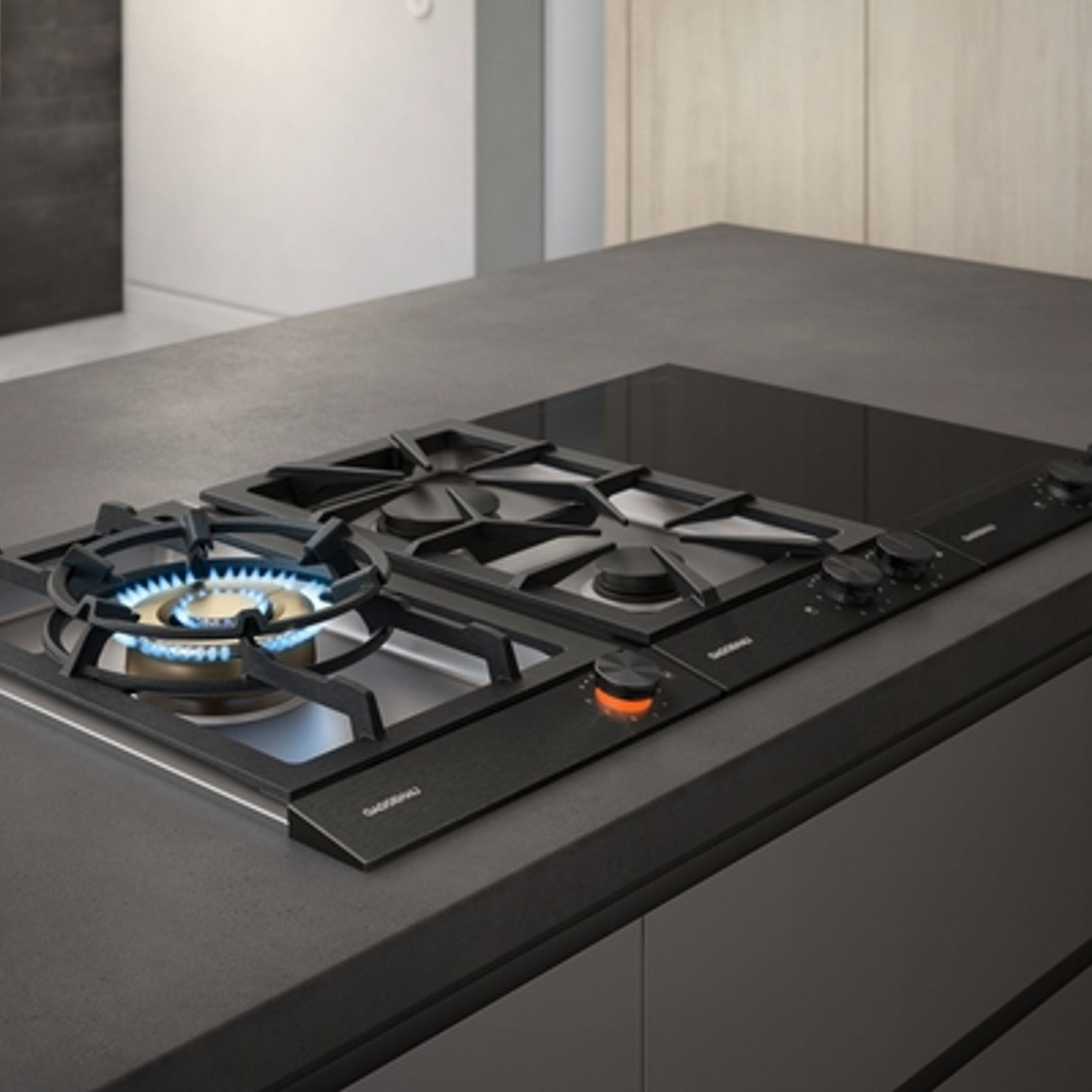 Gaggenau Cooktop Black Controls 200 Series gallery detail image
