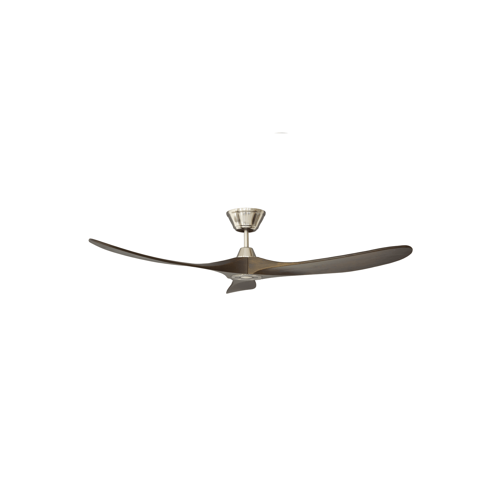 Milano SLIDER Ceiling Fan Junior Brushed Steel gallery detail image