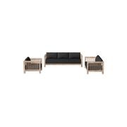 Cardrona Teak Three Seater Sofa gallery detail image