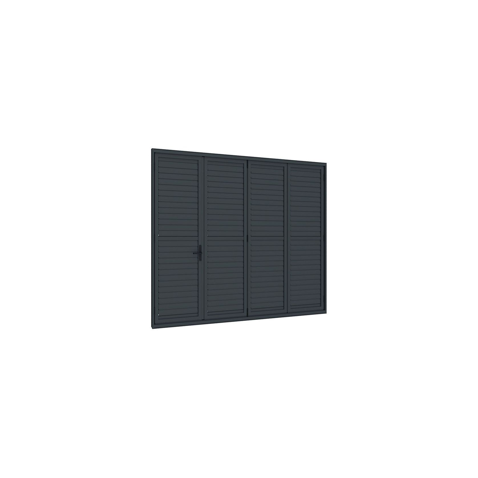 Bifold Shutter Wall For Pacific Wall Mounted Pergola gallery detail image