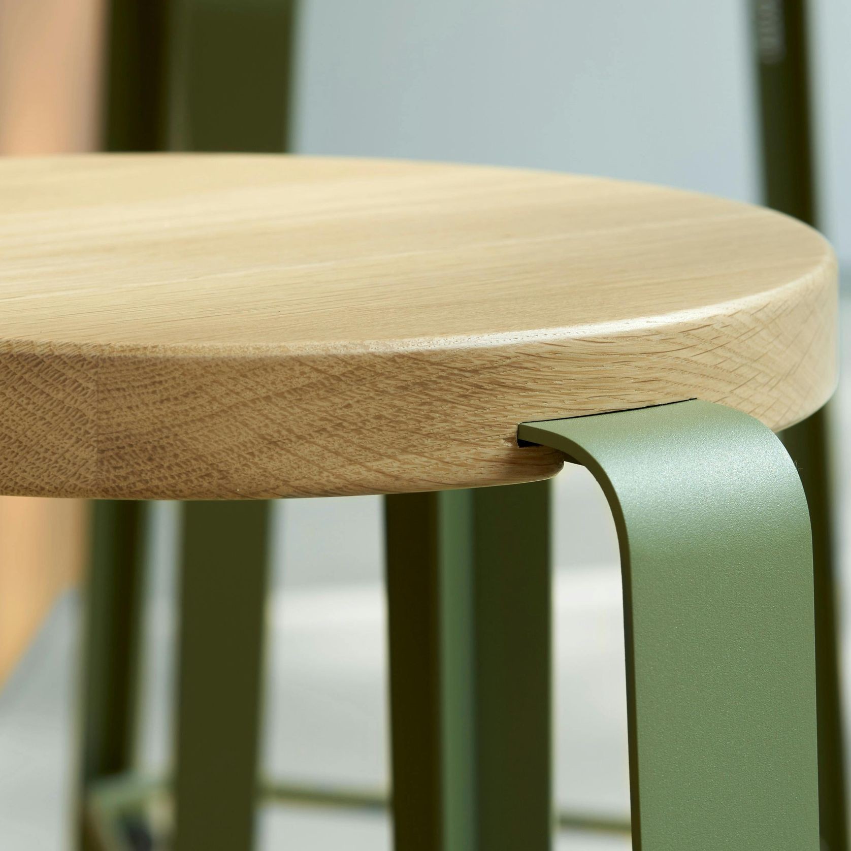 Lou Counter Stool - Oak gallery detail image