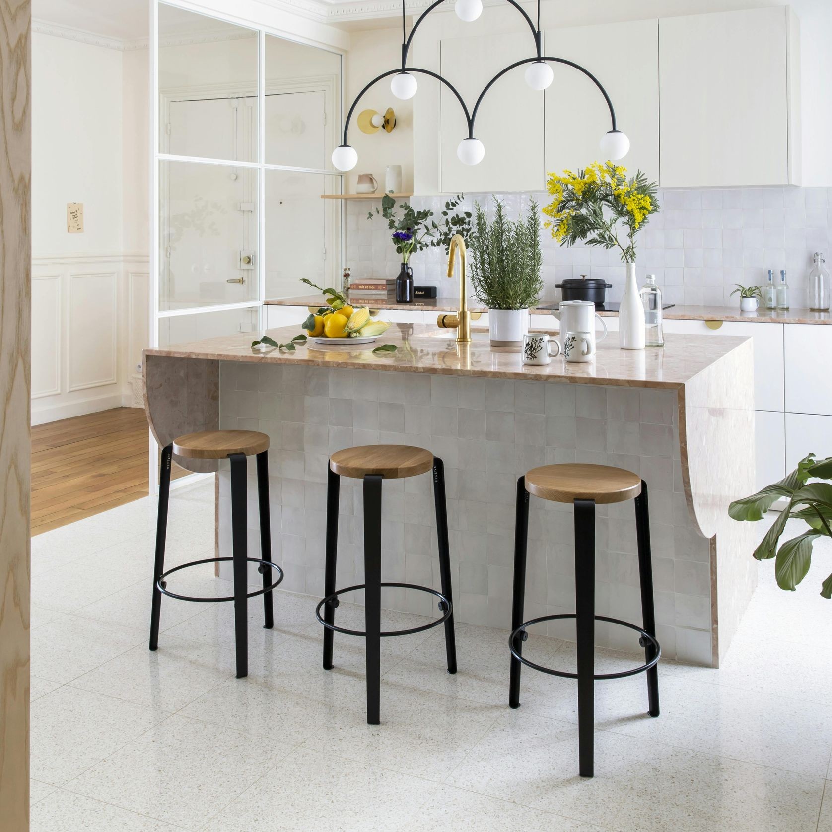 Lou Counter Stool - Oak gallery detail image