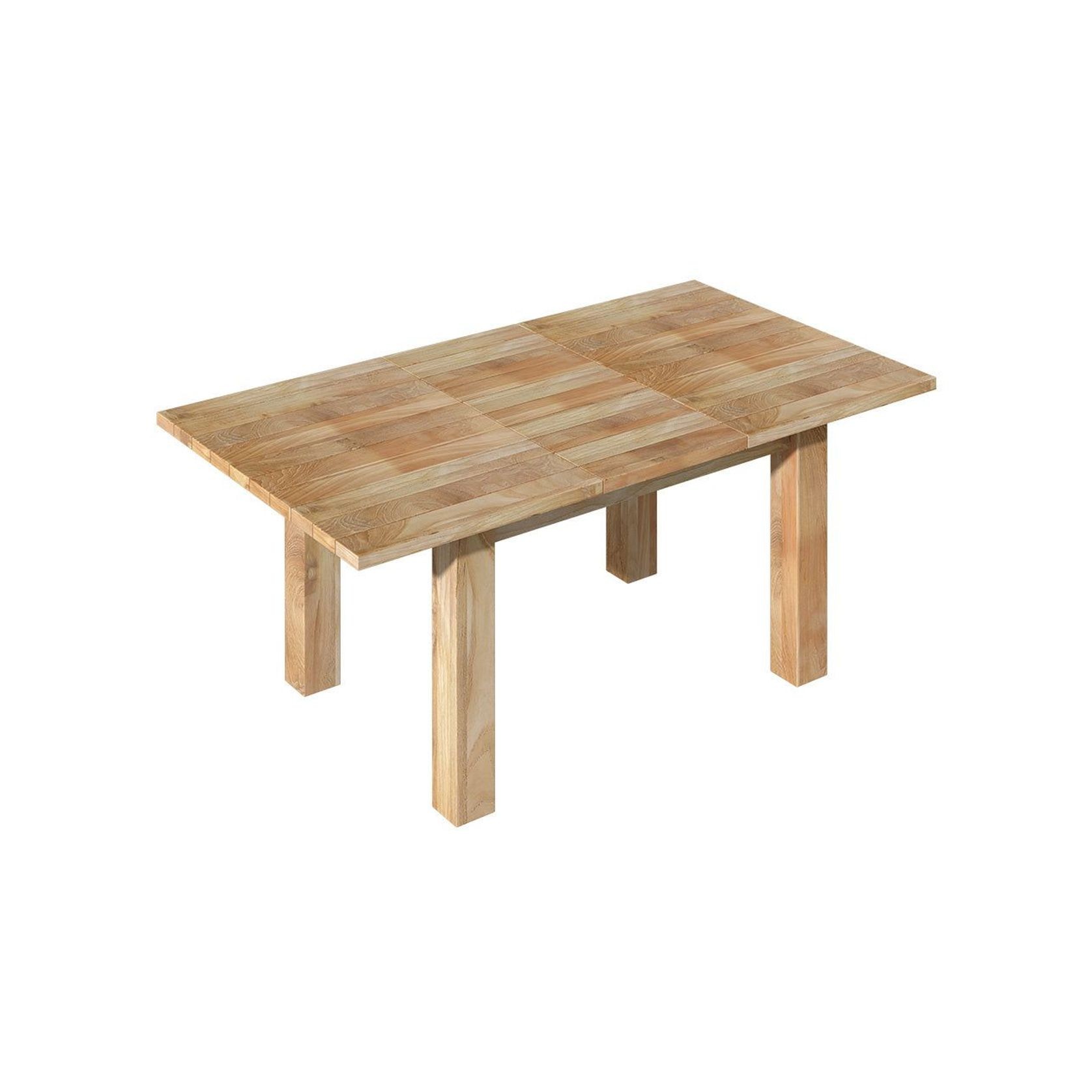 Stretch Outdoor Teak Dining Extension Table 120-160 X 100cm gallery detail image