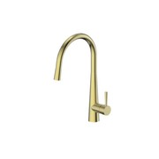 Galiano Pull-Down Sink Mixer Brushed Brass gallery detail image