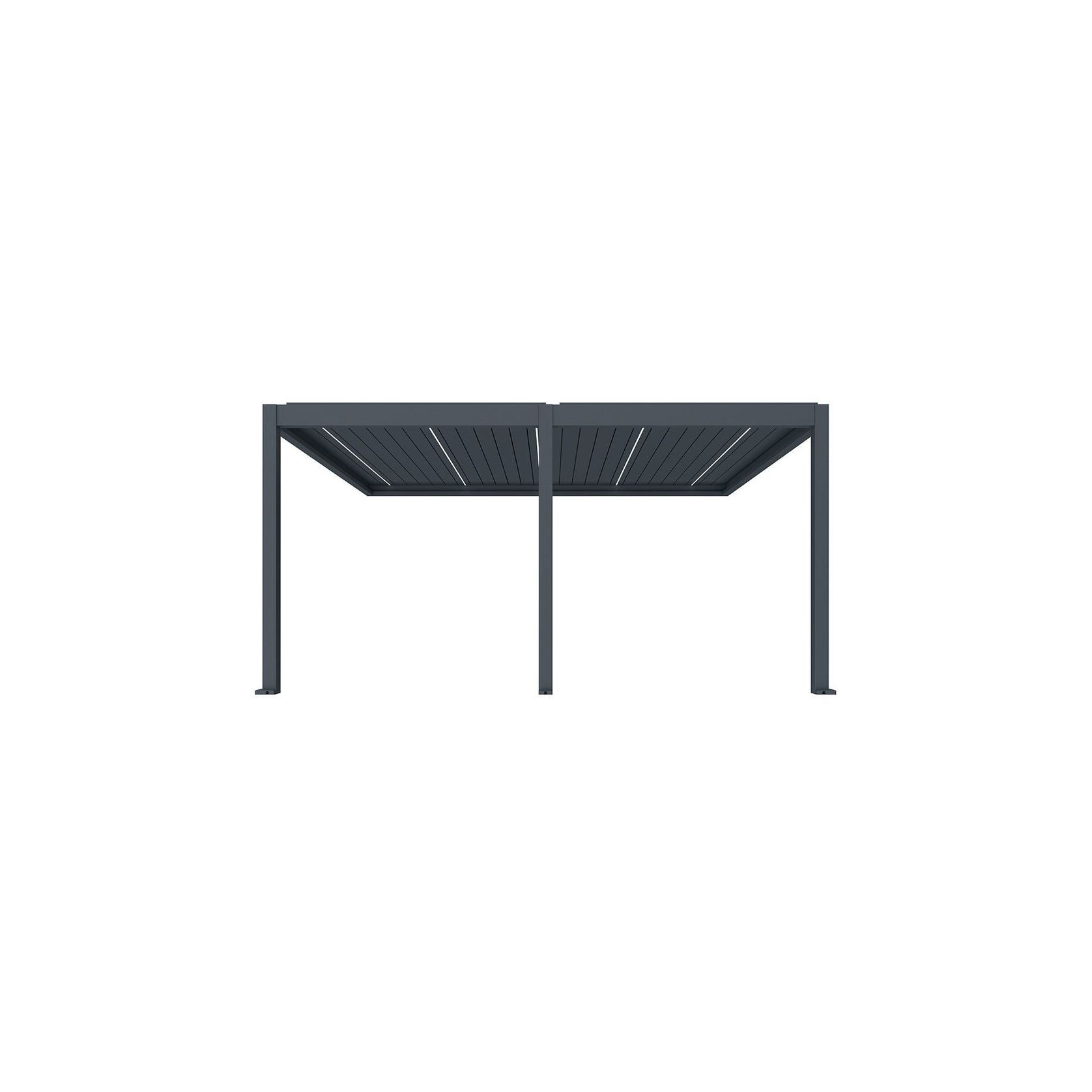 Caribbean Motorised Wall Mounted Louvre Roof Aluminium Pergola gallery detail image