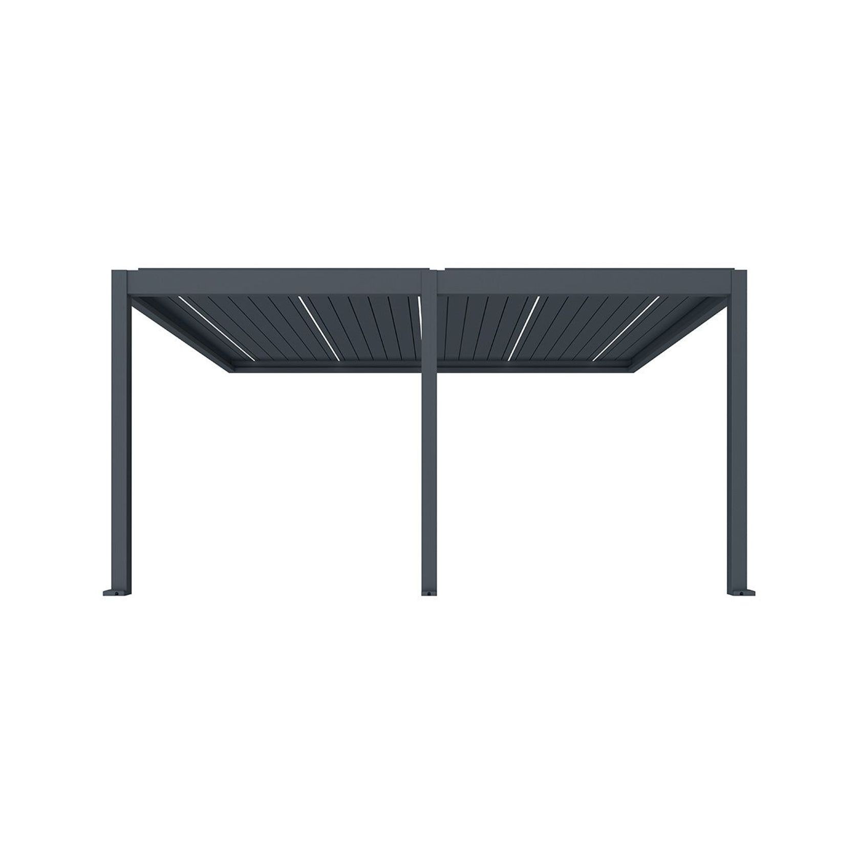 Caribbean Motorised Wall Mounted Louvre Roof Aluminium Pergola gallery detail image