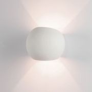Olympia Sphere Gypsum Wall Light gallery detail image