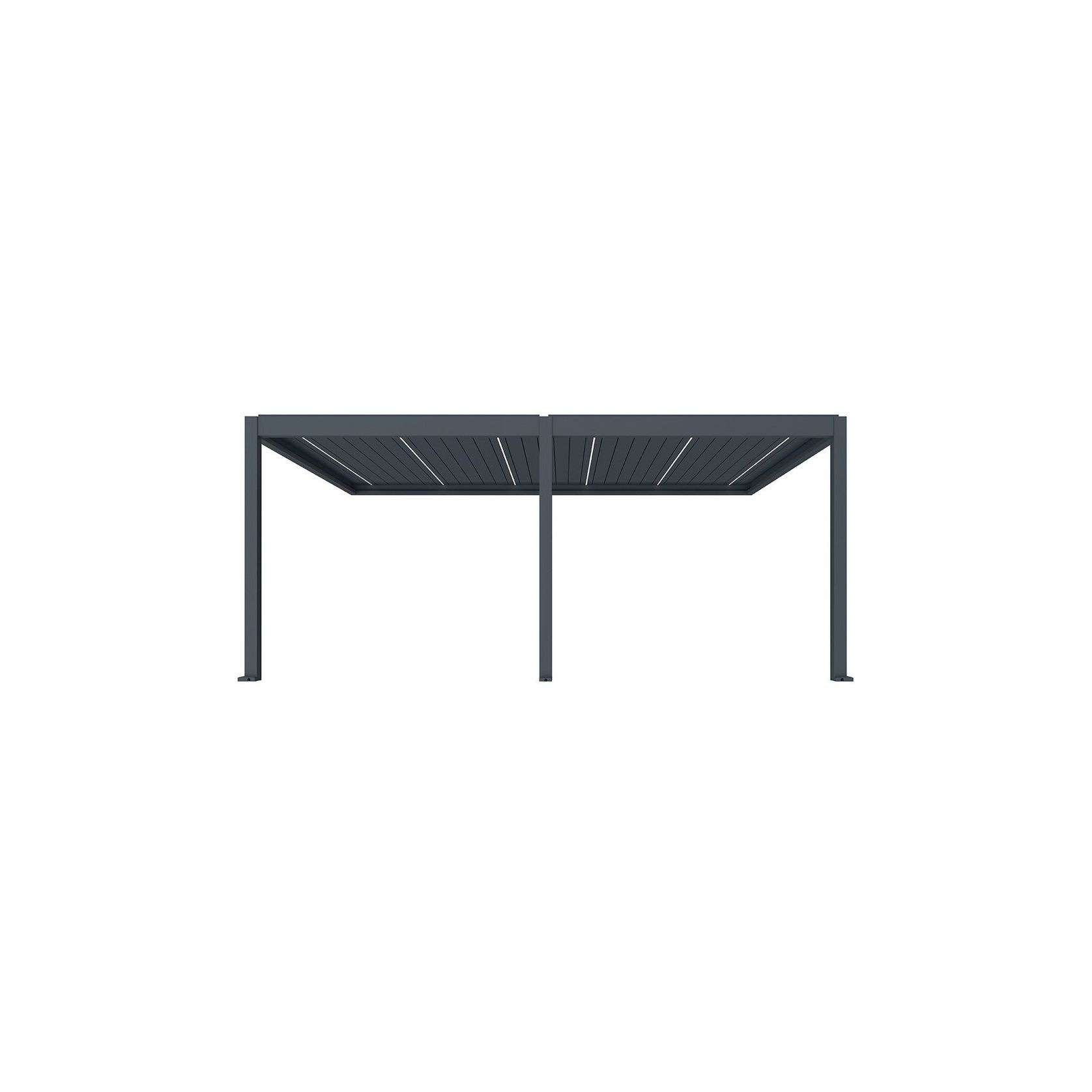 Caribbean Motorised Wall Mounted Louvre Roof Aluminium Pergola gallery detail image