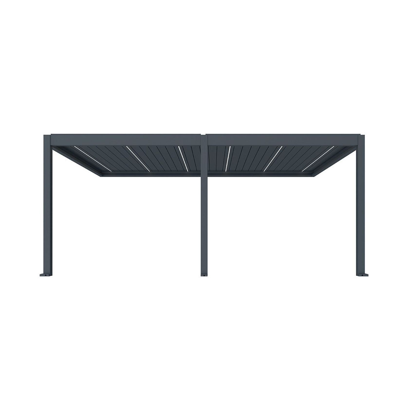 Caribbean Motorised Wall Mounted Louvre Roof Aluminium Pergola gallery detail image