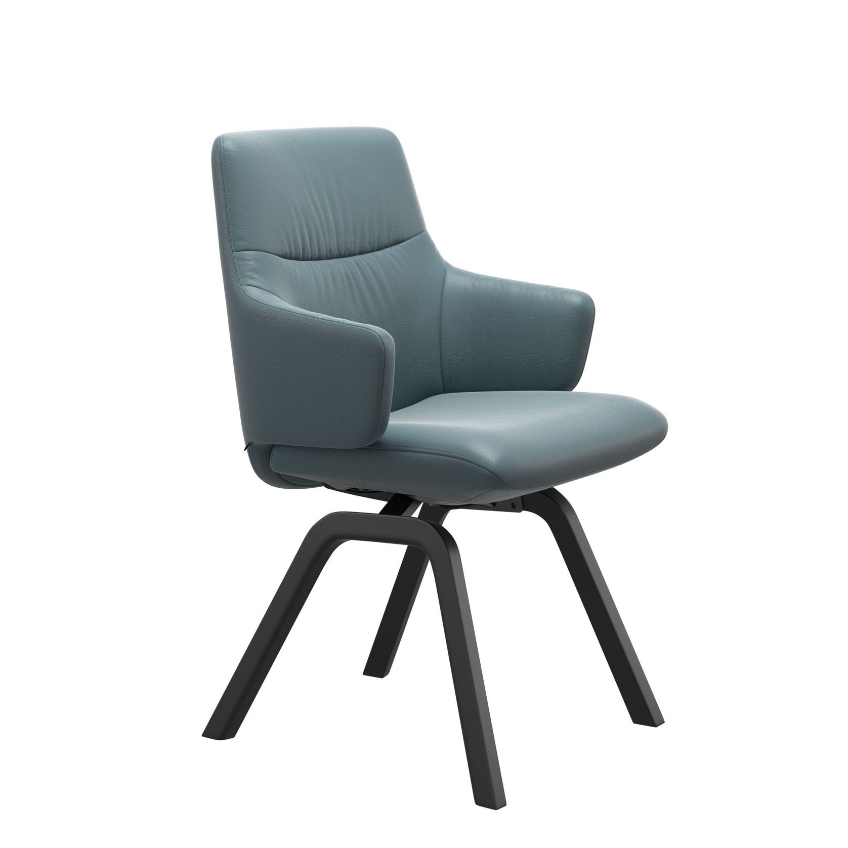 Stressless® Mint Low Back with Arms | Paloma Teal Blue gallery detail image