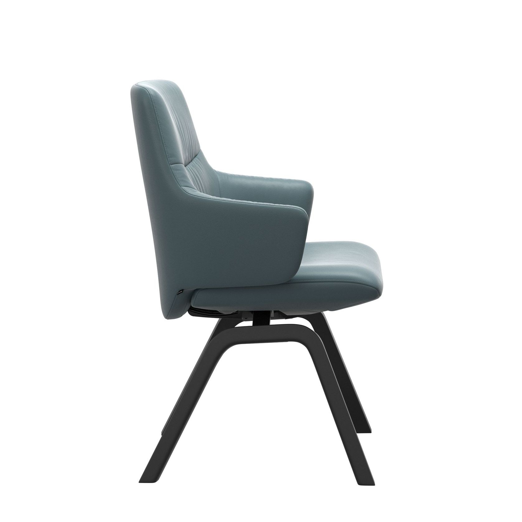 Stressless® Mint Low Back with Arms | Paloma Teal Blue gallery detail image