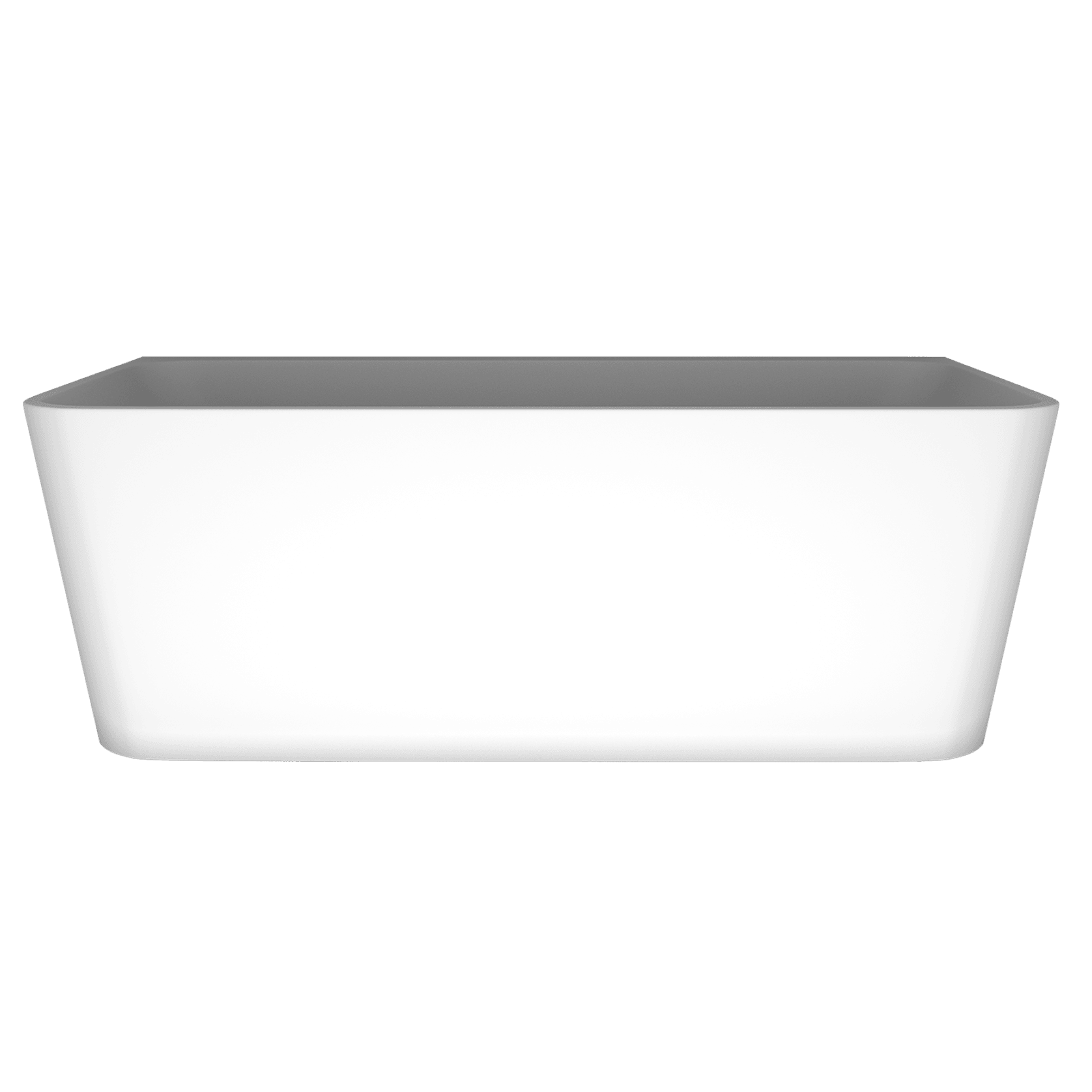 'The Smith' Bath 1700mm Back To Wall Matte White Acrylic gallery detail image