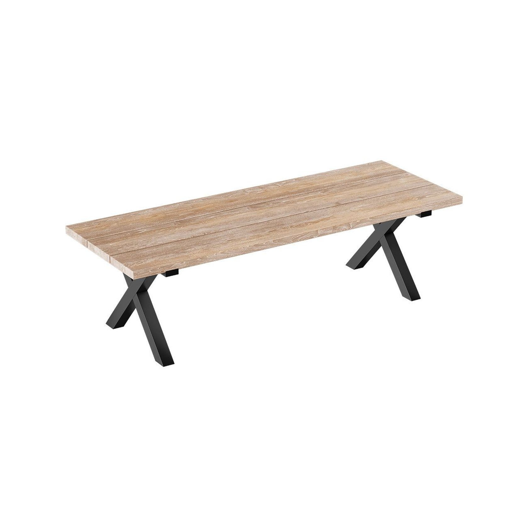 Fortico X-leg Teak Table 280cm gallery detail image