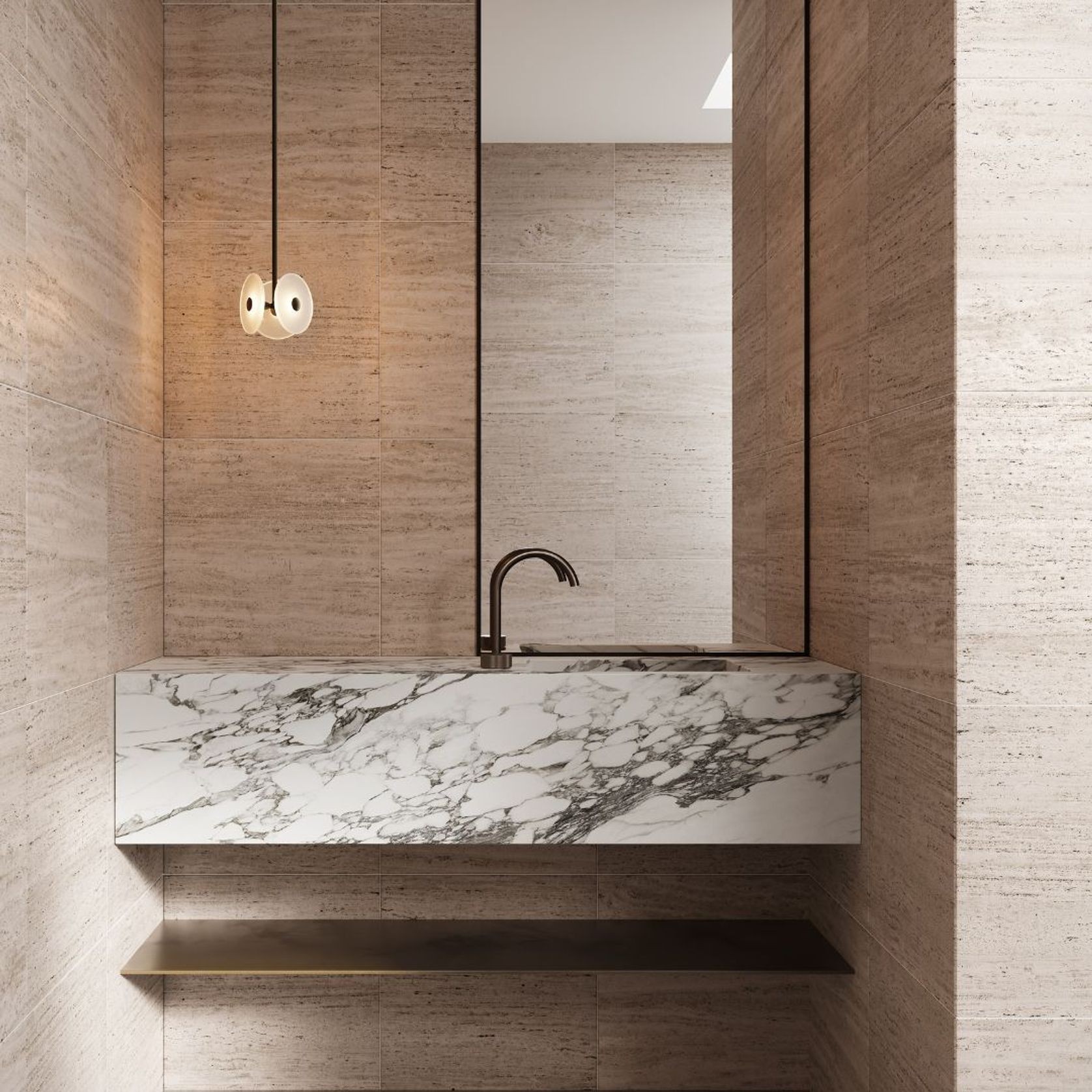 Coral Trio Drop Pendant Light gallery detail image