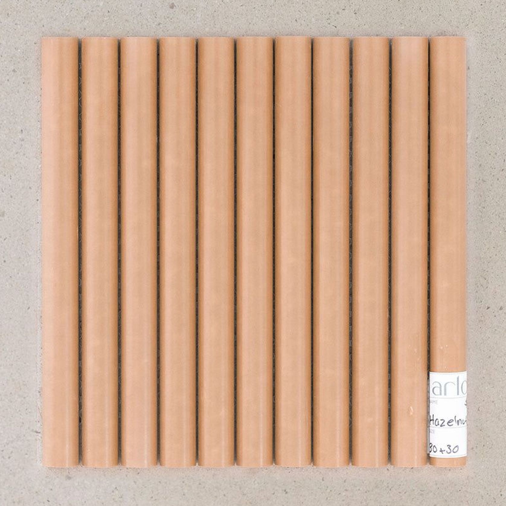 Hazelnut Flute Tile gallery detail image