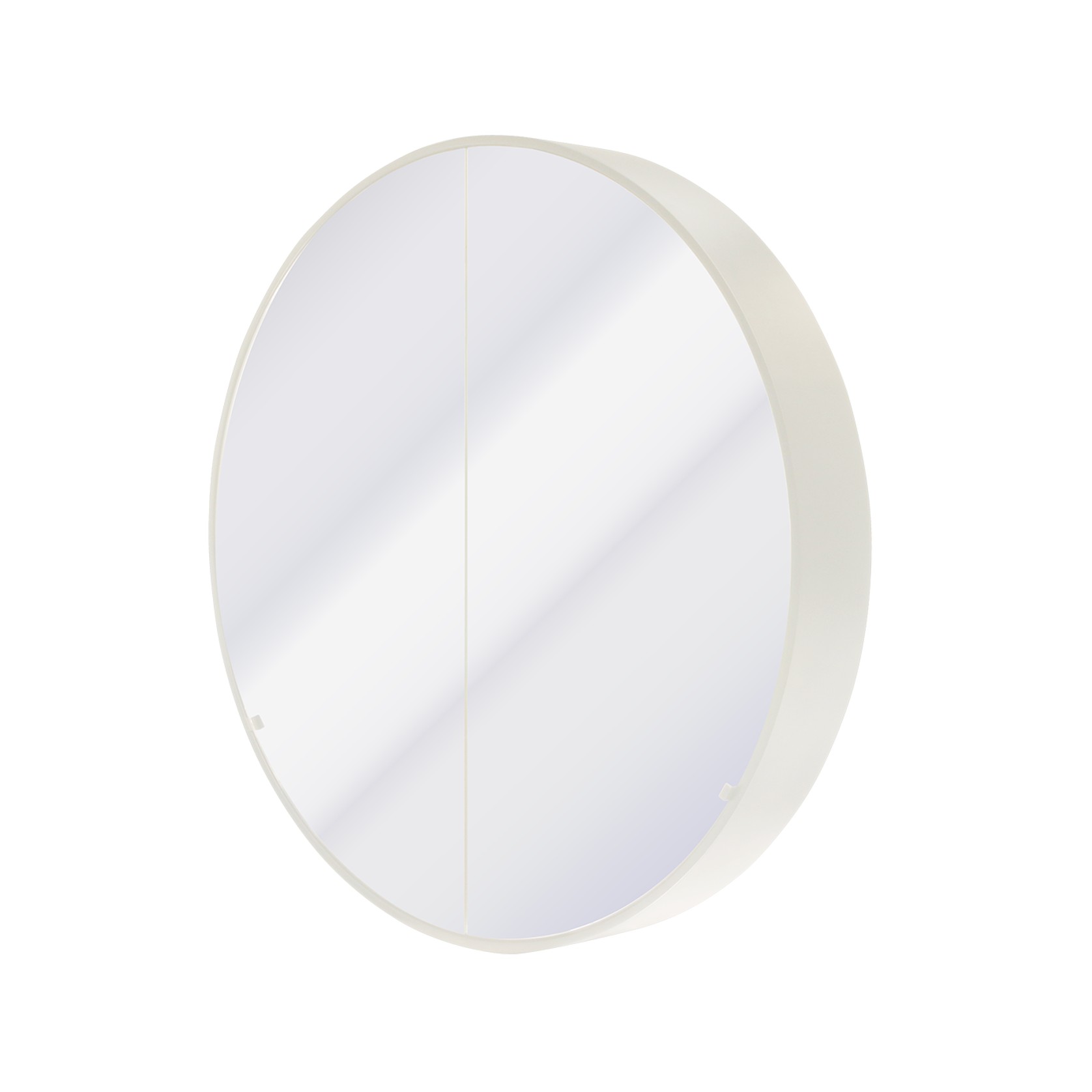 Kzoao 900mm Round White Mirror Cabinet gallery detail image