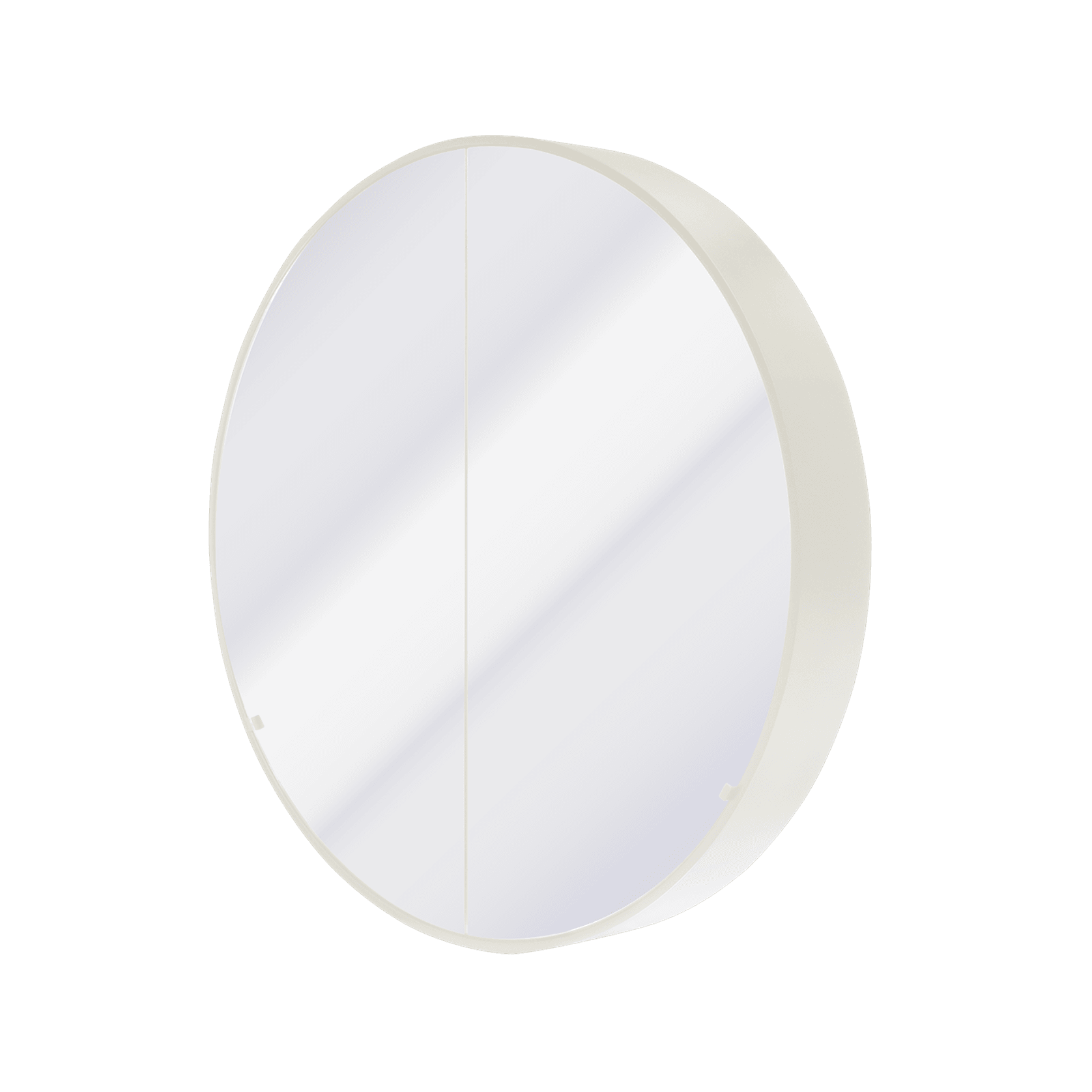 Kzoao 900mm Round White Mirror Cabinet gallery detail image