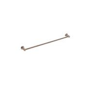 Mecca Single Towel Rail 800mm Brushed Bronze gallery detail image