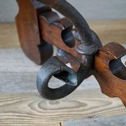 Italian Walnut Trestle Table gallery detail image