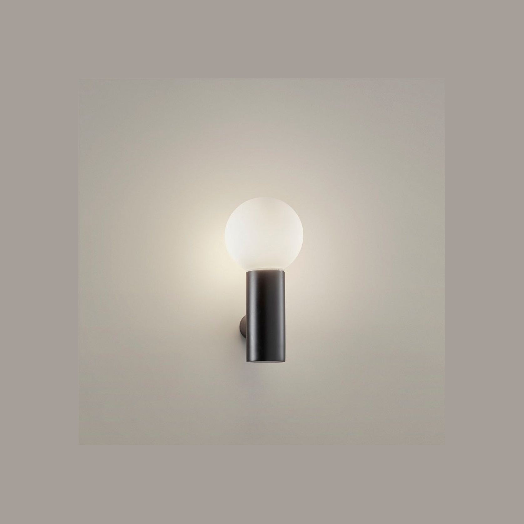 Moya Vanity Wall Light in Metal Black gallery detail image