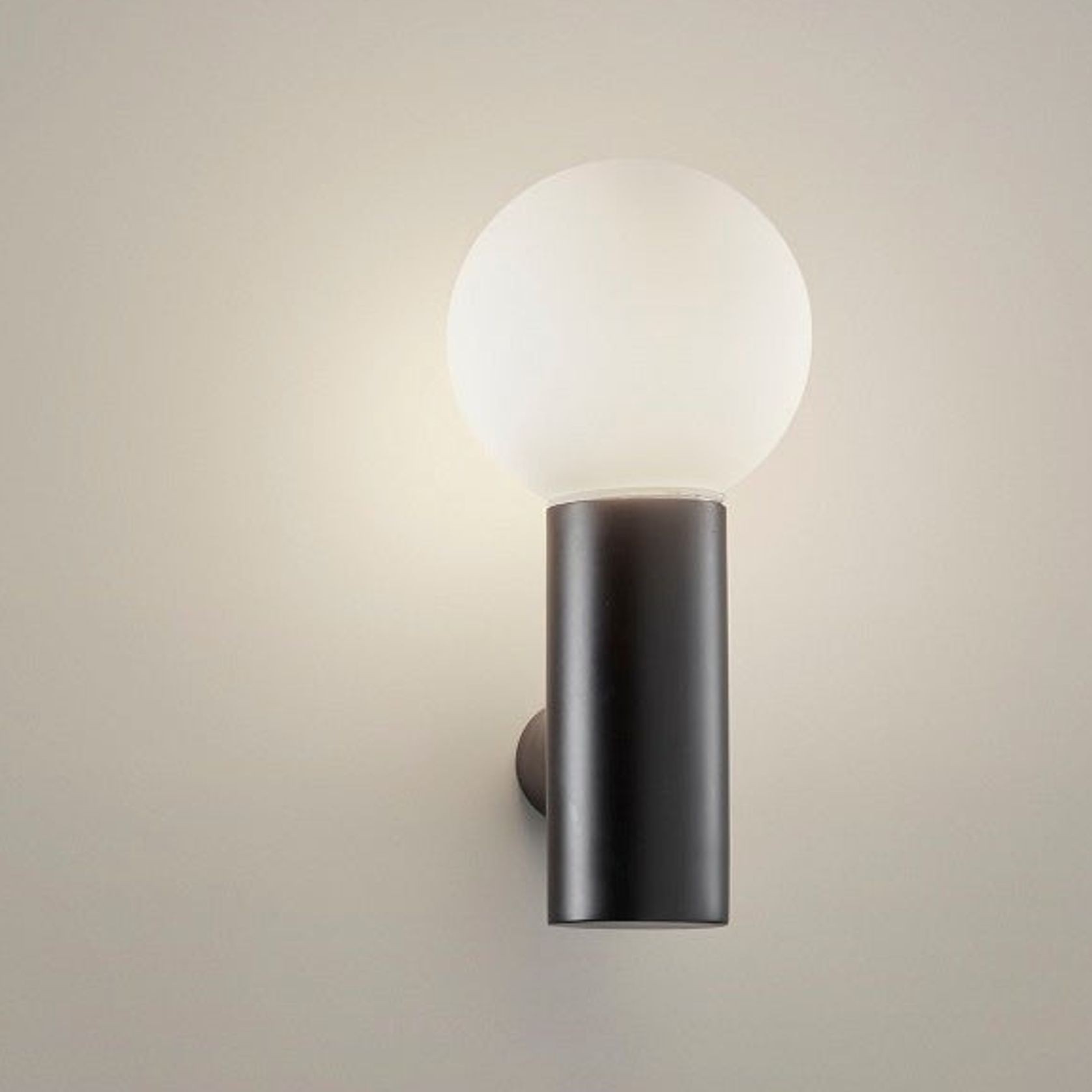 Moya Vanity Wall Light in Metal Black gallery detail image