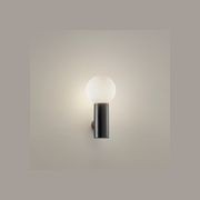 Moya Vanity Wall Light in Metal Black gallery detail image