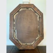 Hollywood Regency Octagonal Faux Bamboo Mirror gallery detail image