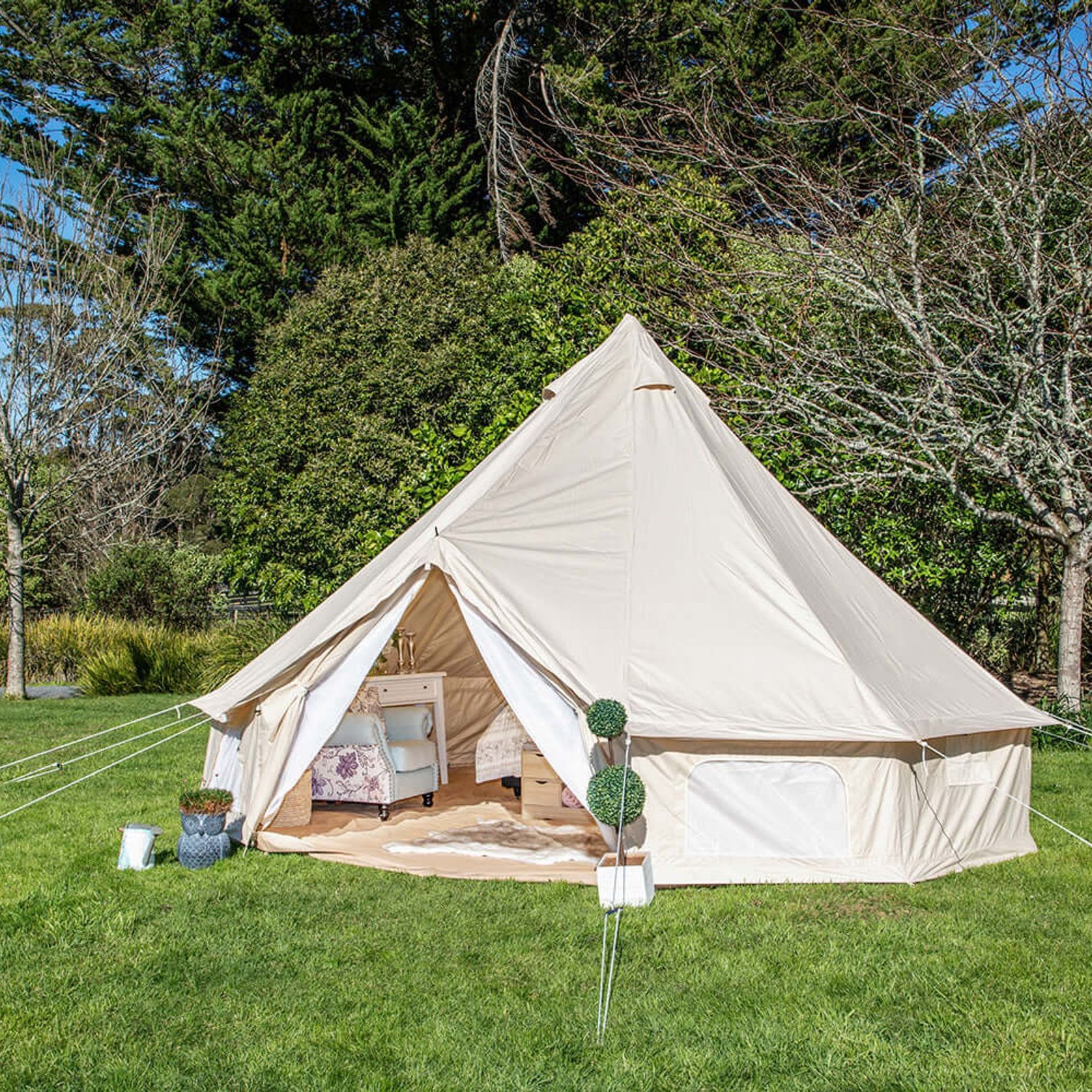 Living Culture 4m Glamping Bell Tent gallery detail image