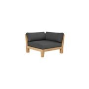 Newport Teak Outdoor Sofa with Armless Chairs - 6 Seat gallery detail image