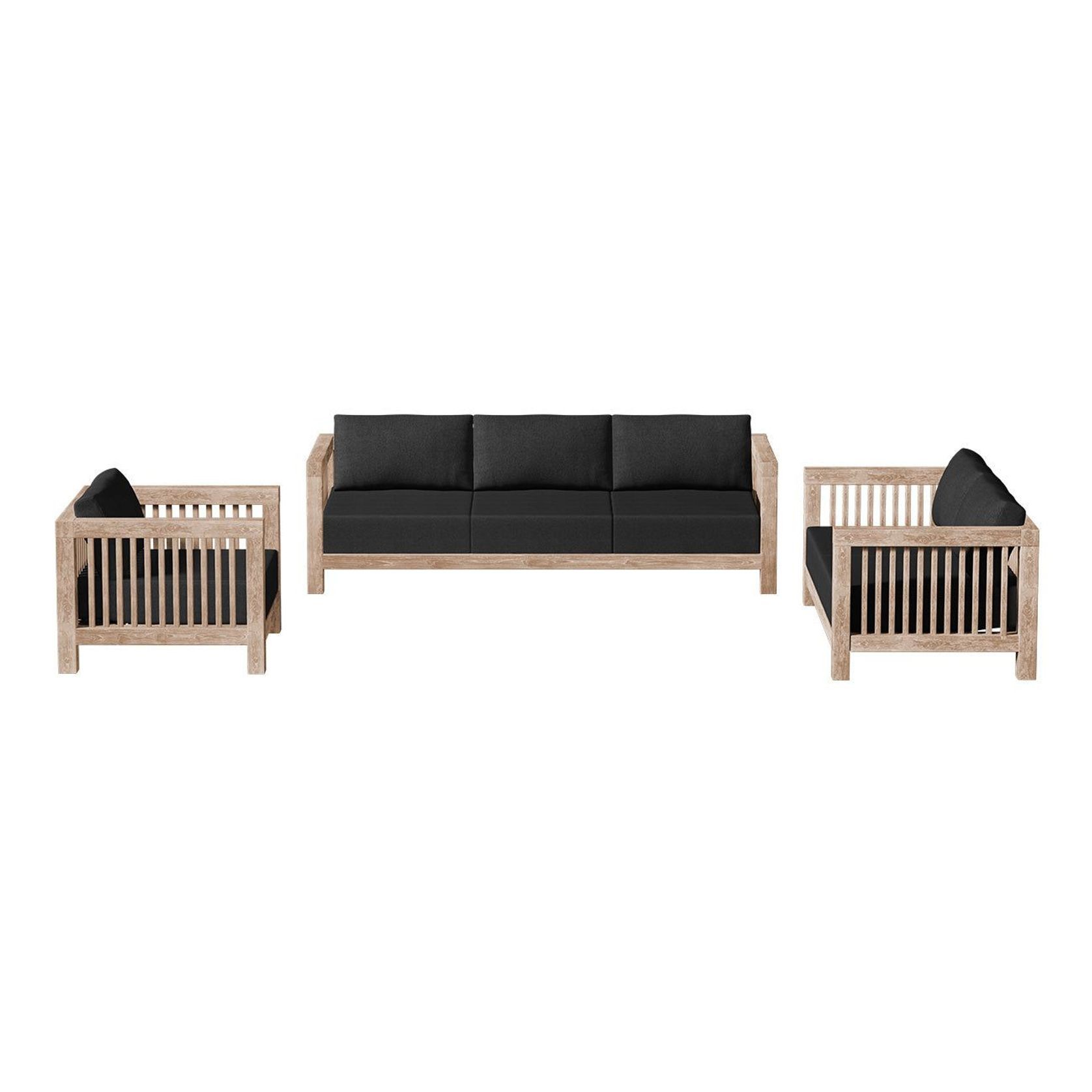 Cardrona Teak 2 Seater Sofa gallery detail image