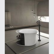 Josei Round Japanese Shelf Soak Tub - 1200mm - MGD01 gallery detail image