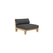 Newport Teak Outdoor Sofa with Armless Chairs - 6 Seat gallery detail image