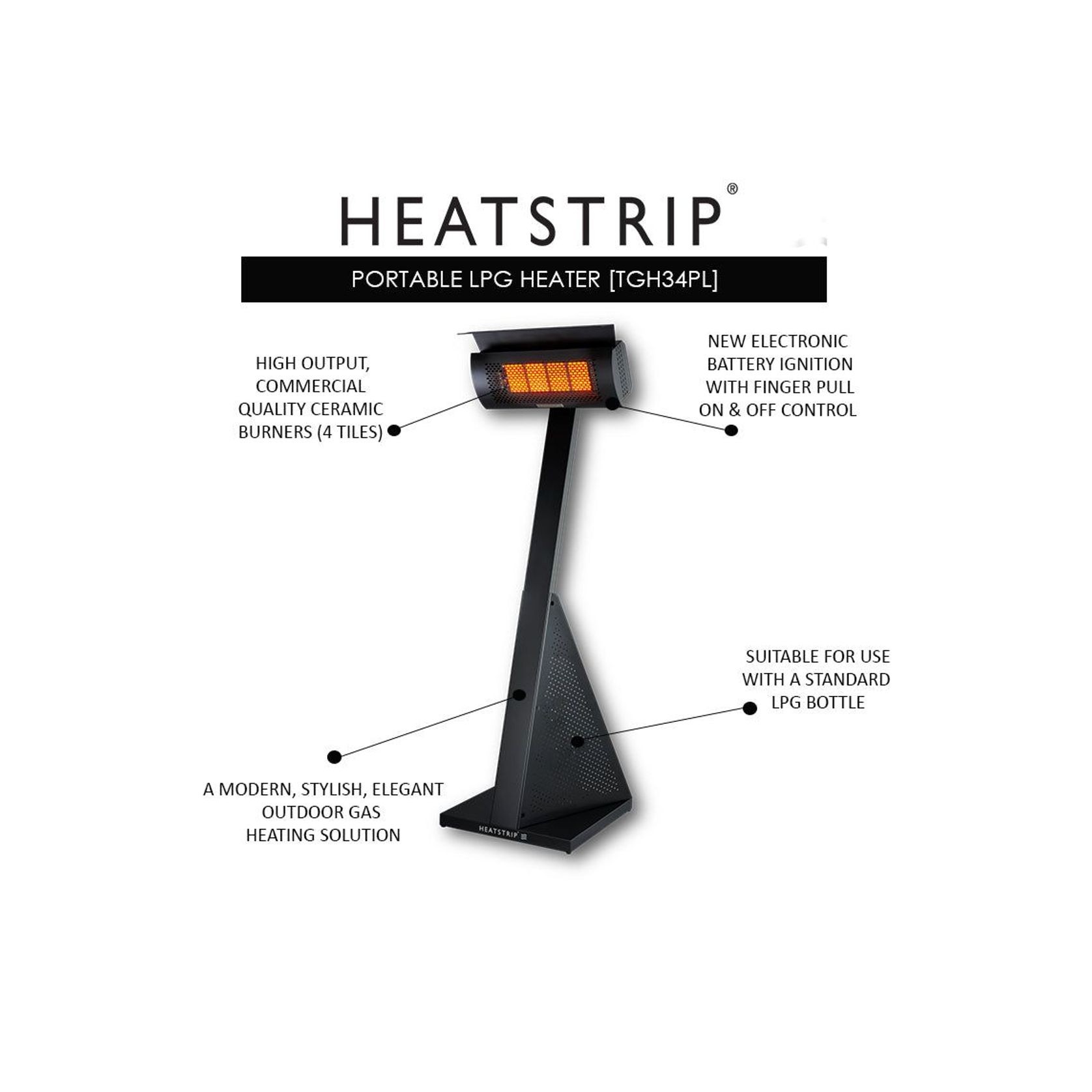 HEATSTRIP Portable Gas Heater gallery detail image