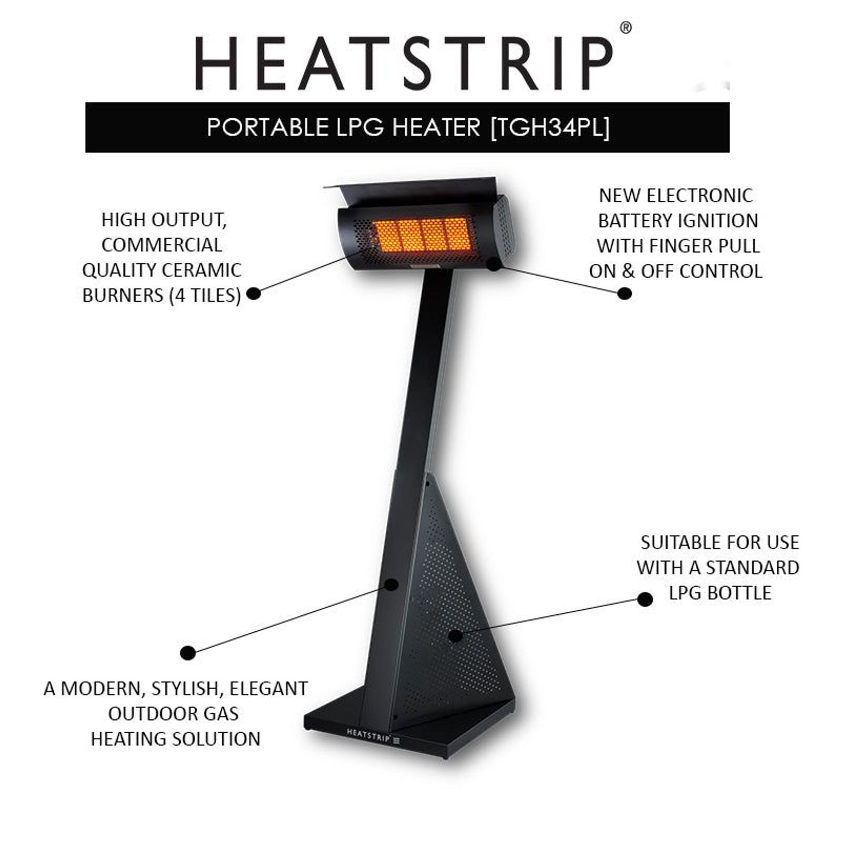 HEATSTRIP Portable Gas Heater gallery detail image