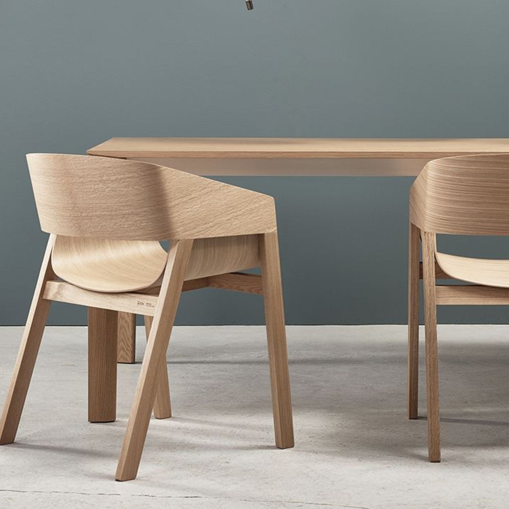 Lasu Dining Table - Natural Oak - by TON gallery detail image