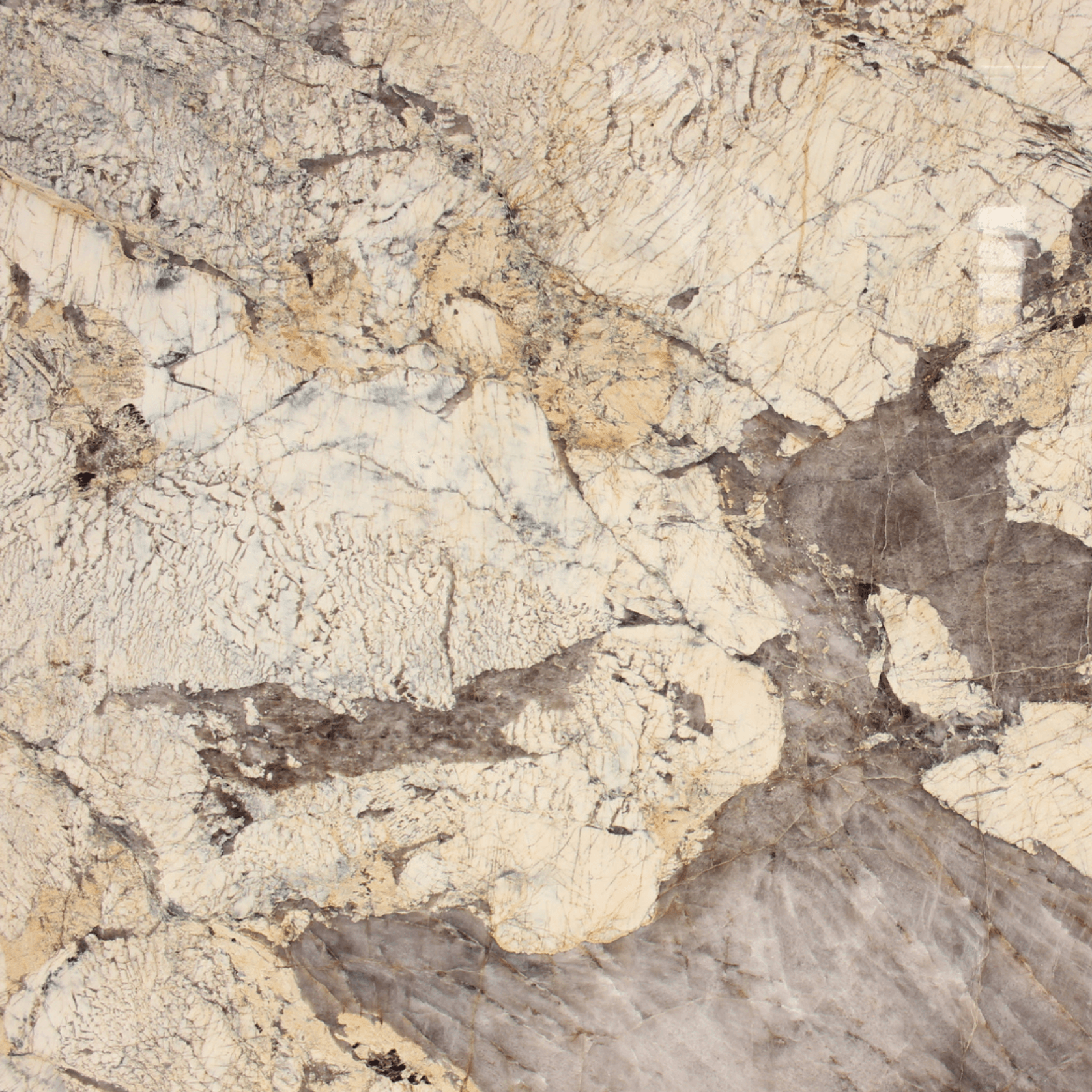Fluted Oval Dining Table - Patagonia Quartzite gallery detail image