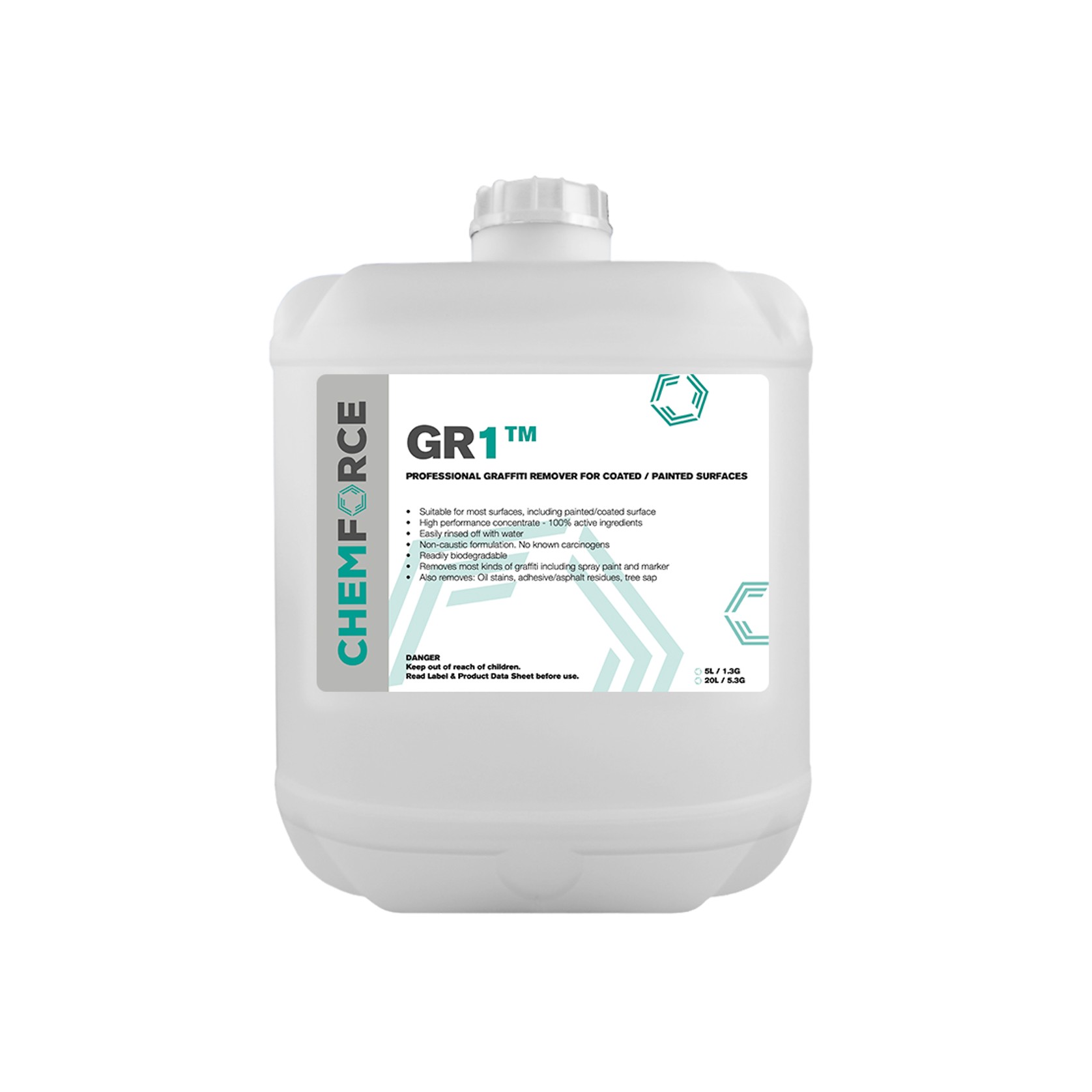 Gr1 - Graffiti Cleaner Coated Surfaces - 20 Litre gallery detail image