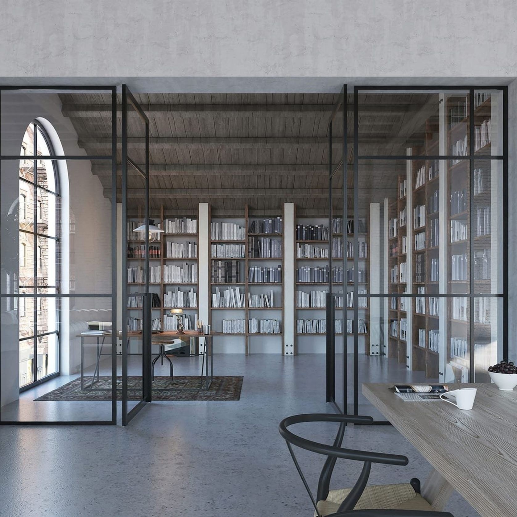 Urbane Pivot Doors and Internal Partitions gallery detail image