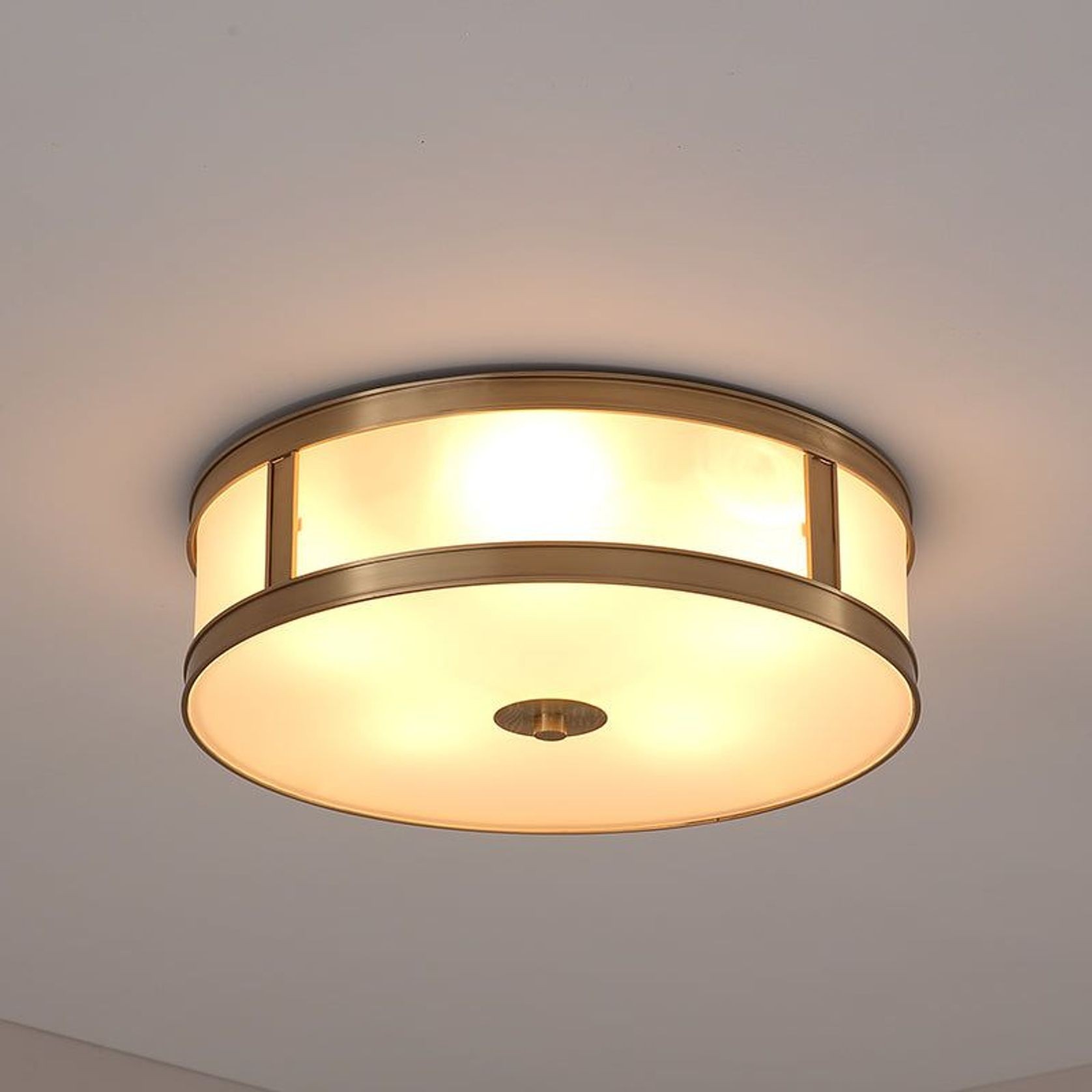 Cesta Brass Ceiling Light gallery detail image
