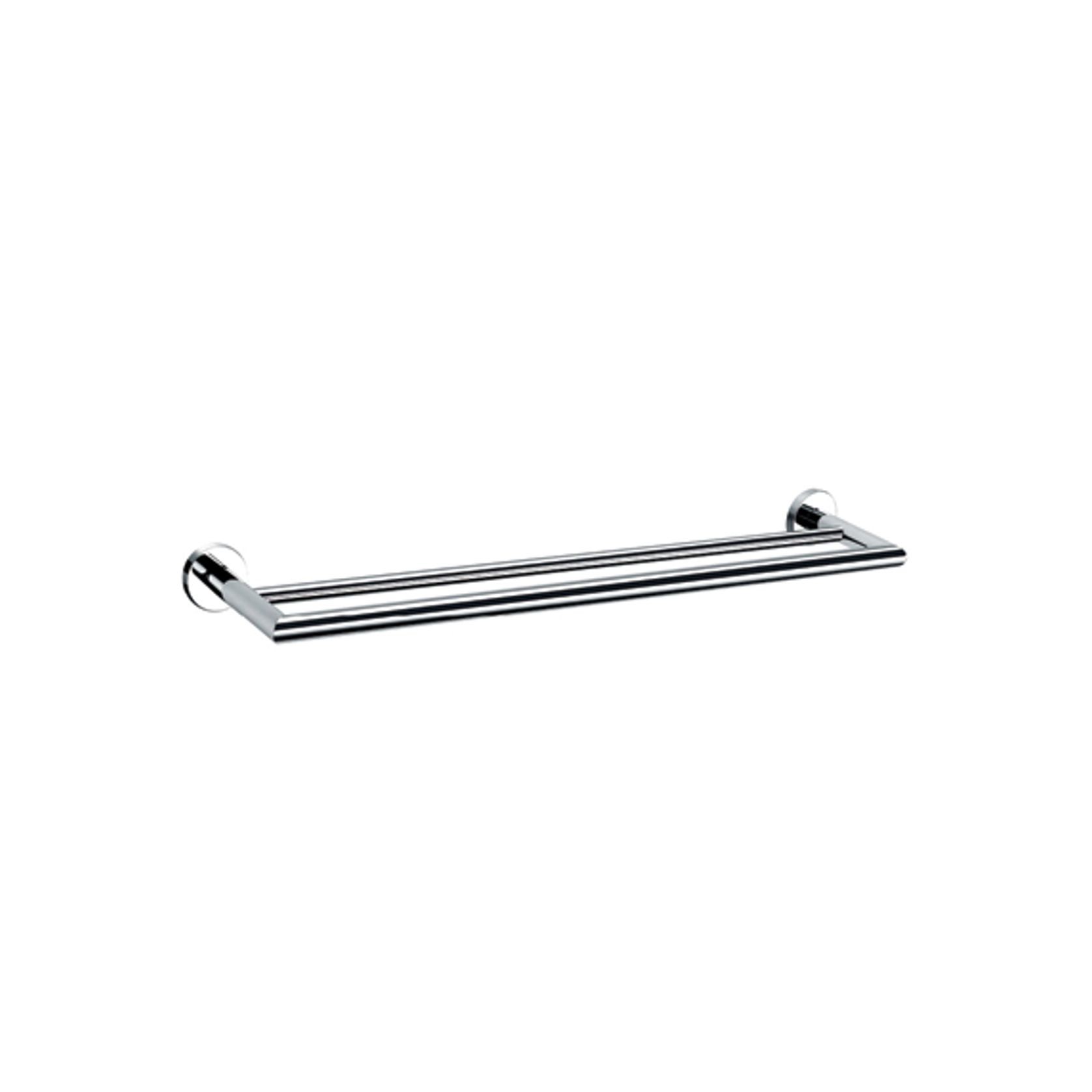 Dolce Double Towel Rail 900mm Chrome gallery detail image