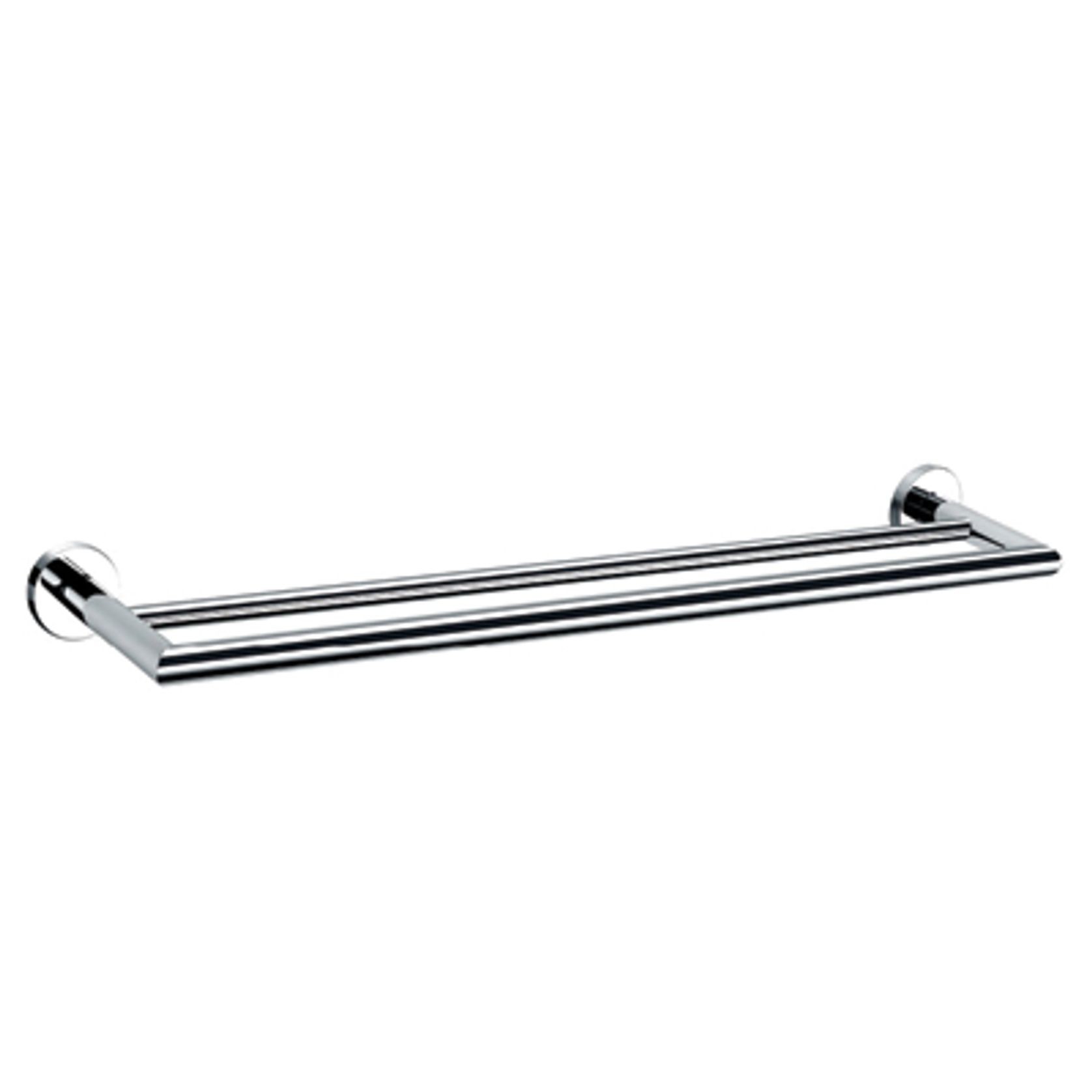 Dolce Double Towel Rail 900mm Chrome gallery detail image