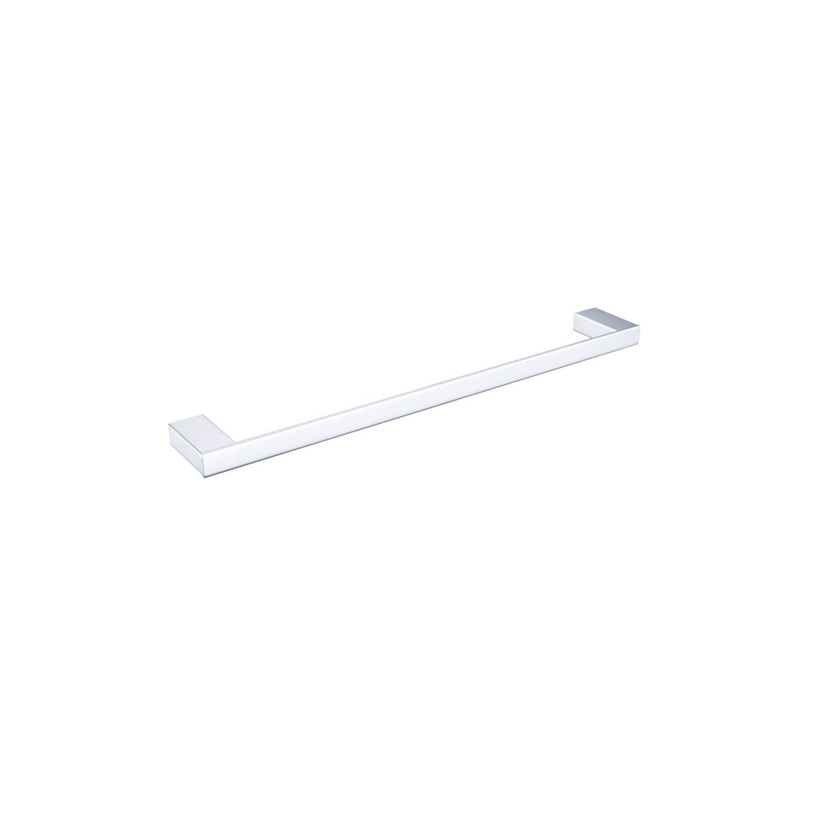 Celia Single Towel Rail 800mm Chrome gallery detail image