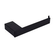 Celia Toilet Roll Holder Matte Black gallery detail image