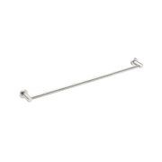 Mecca Single Towel Rail 800mm Brushed Nickel gallery detail image
