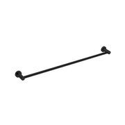 Mecca Single Towel Rail 800mm Matte Black gallery detail image