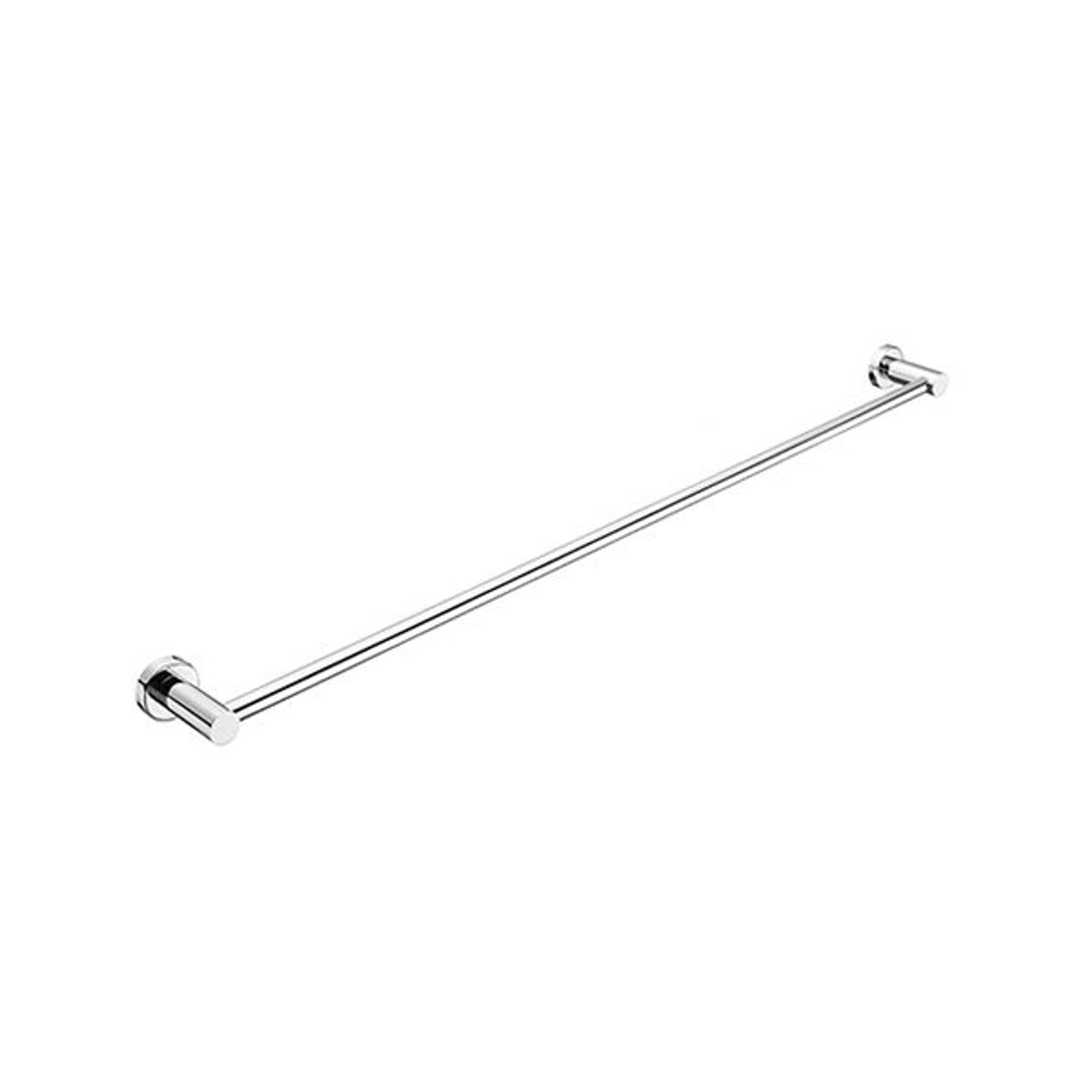 Mecca Single Towel Rail 800mm Chrome gallery detail image